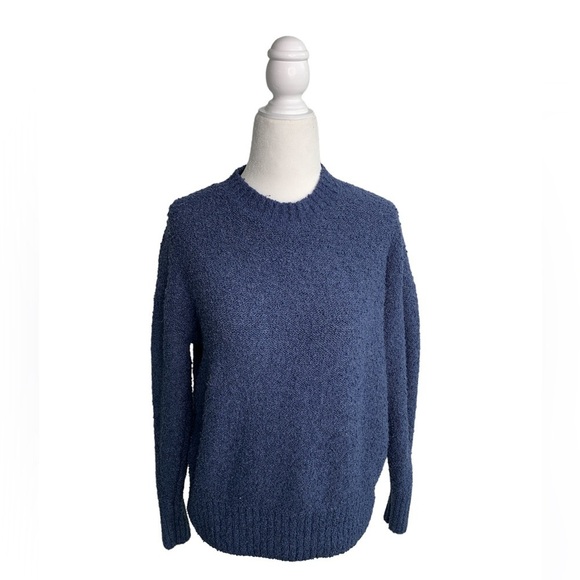 Saks Fifth Avenue Knit Crew Neck Long Sleeve Oversized Sweater sz XS - Picture 1 of 5